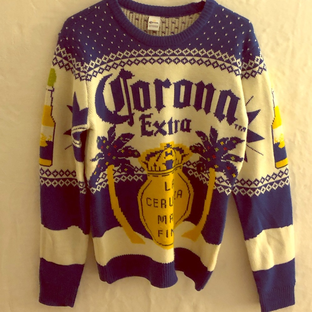 Corona beer sweater
